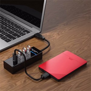 USB Hub Multi USB Splitter USB 3.0 Port Extender Hub with 4 Ports, USB Extension Cable Super Speed HUB Splitter Expansion for Mouse Flash Drive Keyboard Mobile Hard Disk Drive