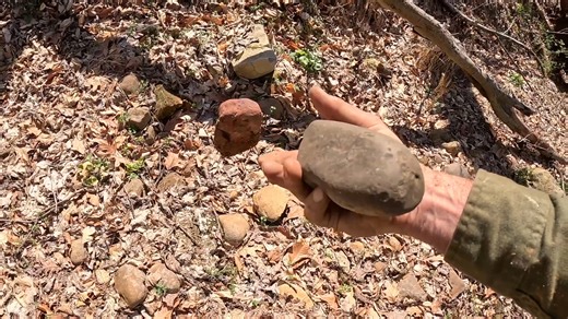 Today, we take a hike into the woods and explore a sinkhole that I found some weeks ago. A Chigg's Army member thought he saw a spearpoint that I missed in that video. This is my adventure to check it out. I also explored a deep ravine where Mike said he had found a possible hammerstone, set it on a log, and walked off. | Aquachigger