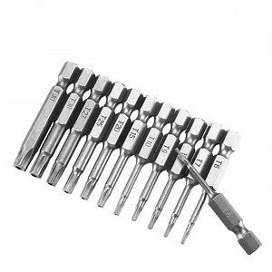 [Hot Item] Manufacture S2 High Alloy Steel Torx Flat Head 1/4" Hex Shank Magnetic Screwdriver Bits