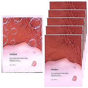 Oseque Dual Skincare Bubble Mask - Facial mask Sheet Korean skin care - Korean Full-face mask for Oily skin and Dry skin - Facial skin care products for Women and Men
