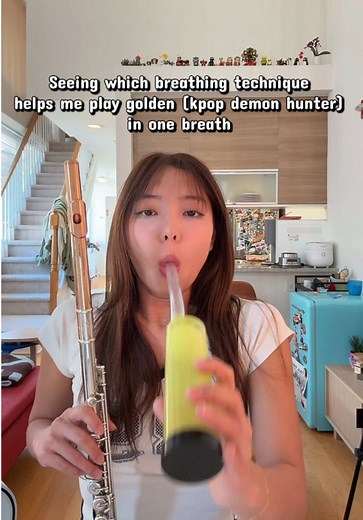 K-Pop Flute: Breath Builder vs Normal Breathing