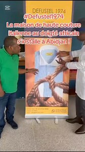 4.1K views · 75 reactions | Il fait partie des grands de la Haute Couture à Milan la capitale de la mode. Il a décidé de faire d’Abidjan, une destination de la mode et de la haute couture aux mêmes standards que Milan où il a un showroom de luxe. DEFUSTEL 1974 s’affiche grand et luxueux au cœur de l’Afrique. Ça vaut le détour. | Martin Camus MIMB | Facebook