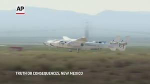 Billionaire Richard Branson reaches space in his own ship
