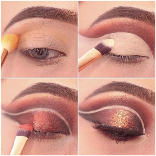 1.1M views · 20K reactions | Amazing double cut crease eye look! | MetDaan Makeup | Facebook