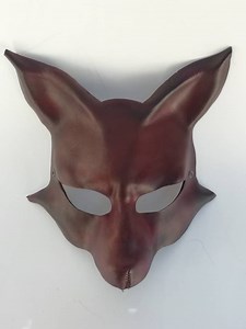 Fox Mask. Wolf Mask. Leather Mask - Etsy
