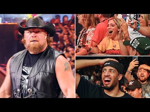 Unseen angles and fan reactions to Brock Lesnar's INCREDIBLE return at SummerSlam