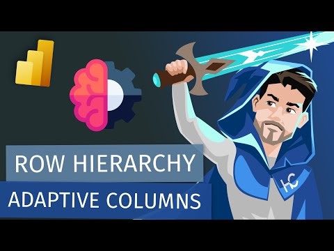 Dynamic Matrix Columns in Power BI: Show/Hide Based on Row Hierarchy