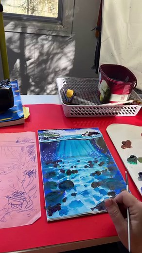 11 reactions | Here’s a sneak peek at my class project in ‘Kaleidoscope’ series! The FREE Taster Week for this series starts tomorrow (Monday)! Register and join the facebook group to possibly win a spot on the full course (seriously, these artists are INCREDIBLE). As always, link in profile! Anna xxx #kaleidoscope @willowing #onlineartclass #learntopaint #colour #colourtheory #inpractice #learnbydoing #youcandoit #beginnerartclass #impressyourself | Shiny Happy Art | Facebook