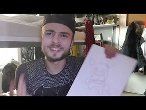 i draw Freddy FNAF speed draw #HORROR