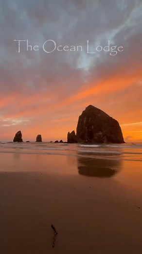 About last night ….. #cannonbeachoregon #haystackrockoregon #summersunsets #oregoncoast | The Ocean Lodge