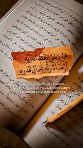 6.1K views · 338 reactions | Bismillah semoga kita selalu ridha dg ketentuan Allah aminnn. . . . #calligraphy #kaligrafer #santrihits #santriindonesia #ceritasantriputra #ngaji #ngajidiri #ngajionline #katakata #katamotivasi #katakatamotivasi #katakatahariini #santripasuruan #santrijawatimur #quotesislami #quotes #story #storytime | Taufiq Aditya Faqoth | Facebook