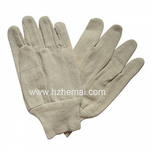 [Hot Item] Cotton Canvas Gloves Safety Work Gloves