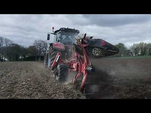 Labours avec le nouveau MASSEY FERGUSSON 8S.205 et une charrue Grégoire Besson 6 socs.🚜🤩🤩