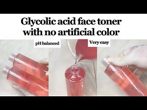 How I made my glycolic acid face toner for a smooth skin - prime side