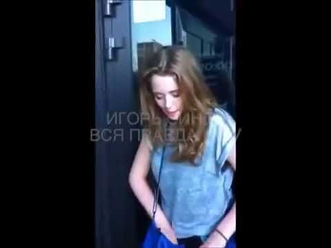 very VERY drunk russian girl trying to talk