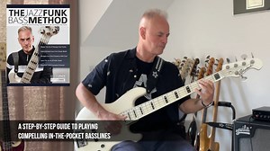 Play bass deep in the pocket with Paul Turner. ✅ Build funk bass grooves over chord vamps ✅ Master fingerstyle, slapping, hammer-ons, pull-offs, slides, and pops ✅ Improve your rhythm, groove, syncopation, and note placement to create compelling grooves ✅ Develop melodic expression with articulation, fills, and embellishments ✅ Discover your voice to expand your groove language while honoring your musical influences Paul Turner shares his wealth of funk bass experience, offering a structured app