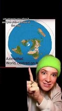 The Map when projected in 3D shows highly advanced map projections!