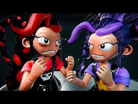 Secret Scene Lilly Love Braids vs Lilly Twin Sister! Poppy Playtime 5