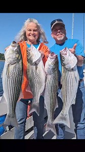 Storms, heat, cold, and wind. We've been out here everyday working hard at getting on these fish! Still have some June and July dates available #LakeNorfork #norfork #arkansas #fishing #striper #stripedbassfishing Tracy Ferry Marina | STR Outfitters LLC