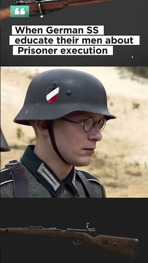 When German SS educate their men about Prisoner execution - World War 2 Stories