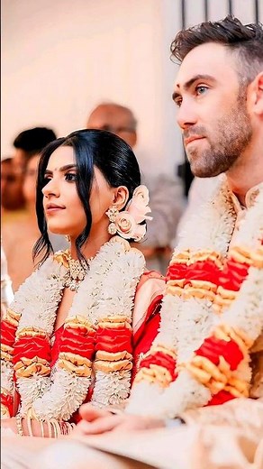 Australian Cricketer 🇦🇺 Glenn Maxwell With Wife 🇮🇳 Vini Raman 🥰🥀 #glennmaxwell #shorts