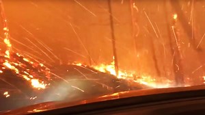 In-Car Video Shows Father and Son's Desperate Escape from Glacier National Park Wildfire