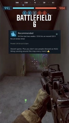 Crazy Steam Reviews Battlefield 6 #gaming #steam #reviews #battlefiled6 #memes