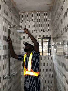 21K views · 101 reactions | Watch How He Did The Installation Of Showers, Taps, WC, Kitchen Sinks, Washing Hand Basin In Benin. | The Edo Talk Show | Facebook