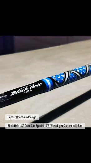 One of a kind, beautiful surf rod! Black Hole USA Cape Cod Special 10’6” Nano Light Surf Custom-built Surf Rod by @pechouroddesign 👍🙏 #blackholeusa #oneofakind #customrod #surf #surfrodz www.blackholeusa.com | Black Hole USA