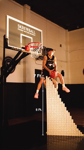 Mac Mcclung tiny can dunk challenge: three-time dunk champ attempt