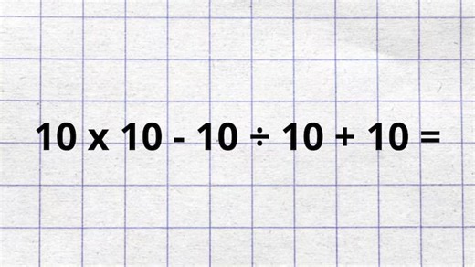 ¿Cuánto es 10 × 10 - 10 ÷ 10   10? El desafío matemático que solo el 2% logra resolver