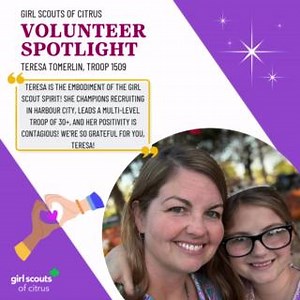 1K views · 22 reactions | ✨ When you are a recruiting champion, we celebrate you. 﫶 #GirlScoutsofCitrus #VolunteerAppreciation #GirlScoutsRock | Girl Scouts of Citrus Council | Facebook