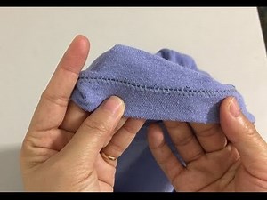 Janome 3434D@ How to Hem by a Serger/Cách Lên Lai Áo Bằng Máy Vắt Sổ