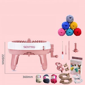 [Hot Item] Charmkey Wholesae Smart Kids Home DIY Needles Circular Weaving Crochet Knitting Loom Machine
