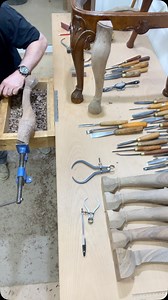 Recreating the details for this beautiful English chair is a true labour of love. 5 chairs are to be created in total and all details throughout these elements will be hand carved, exactly as the original was over 150 years ago. Bespokewoodcarving.co.uk #carving #art #handmade #furniture #sculpture #beauty #woodworking #interiordesign #history #passion | Bespoke Woodcarvings by Roy James Martin