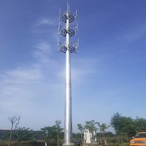 [Hot Item] Triangle Radio Antenna Telecom Monopole Steel Pole Towers