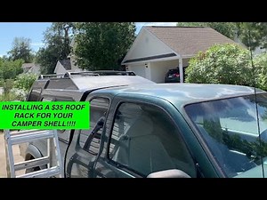 Installing a $35 Camper Shell Roof Rack on my Tacoma.