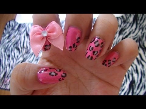 Manicuara: Animal print en rosado y un lazo - Juancarlos960