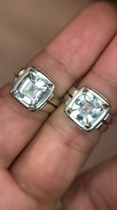 Aquamarine clean Cushion Cut stones in Sterling Silver Handmade Rings ———————————————————- Gemstones: Aquamarine Origin: North Pakistan Treatment: Untreated Ring Material: Handmade Silver Ring size: 9.2 US ———————————————————- Dm for price @owais_tayyab_gems Or WhatsApp: 923330249991 Payment Methods: PayPal/ Bank Transfer ———————————————————- Shipment Worldwide ————————————— #aquamarine #aquamarinerings #tiffany #cartierring #tiffanyring #davidyurmanjewelry #mejurijewelry #bulgarijewelry #bulgar