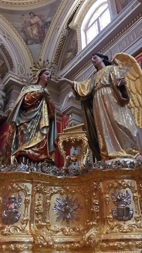 KONT TAF?... ...li kellna pittura tat-Titular differenti?... #BALZAN #church #culture #konttaf #village #history #religion #art #churchart | Marija Annunzjata u Ħal Balzan