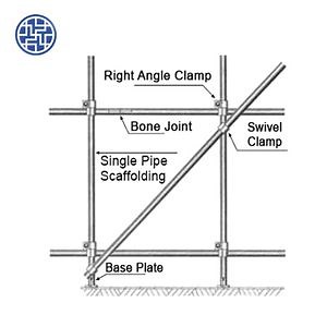 [Hot Item] Hot Sell Galvanized Q235 Ring Lock Scaffold Material 42.5mm*2.75mm Diagonal Echafaudage Andamios Layher System