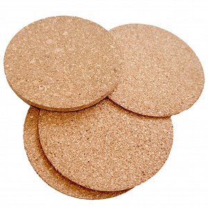 [Hot Item] Round Cork Tile Mat with High-Strength Adhesive Backing