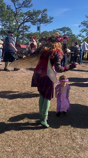10K views · 292 reactions | Join this child and the faeries of Atmos Rising in dancing along to the drums of Albannach! | Brevard Renaissance Fair | Facebook