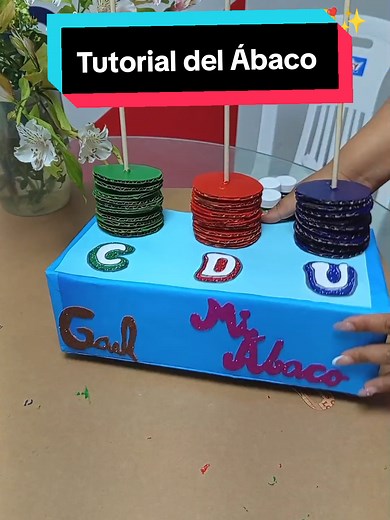 Tutorial de cómo hacer un ábaco reciclado