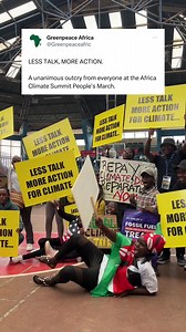 We need a JUST transition to renewable energy. Make sure leaders are listening to the voices of our communities this Africa Climate Summit 👉 https://act.gp/45Z5IaX | Greenpeace Africa