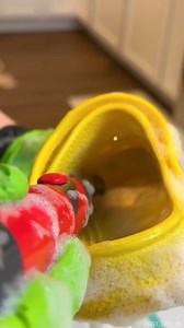 117K views · 520 reactions | This Tool is PERFECT for Cleaning Crocs | Clean That Up | Facebook