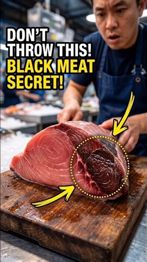 Don’t Throw This Away! The Secret of Tuna Black Meat 🐟