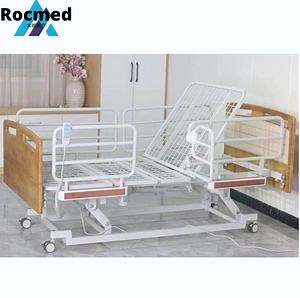 [Hot Item] Factory Price Electric Homecare Multifunction Turn-Over Nursing Medical Hospital Adjustable Bed with Commode Optional