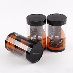 [Hot Item] Custom Clear PVC Plastic Cylinders Packaging with Lid
