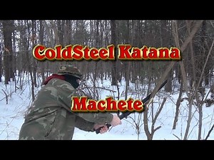 Cold Steel Katana Machete Test & Review : Tactical